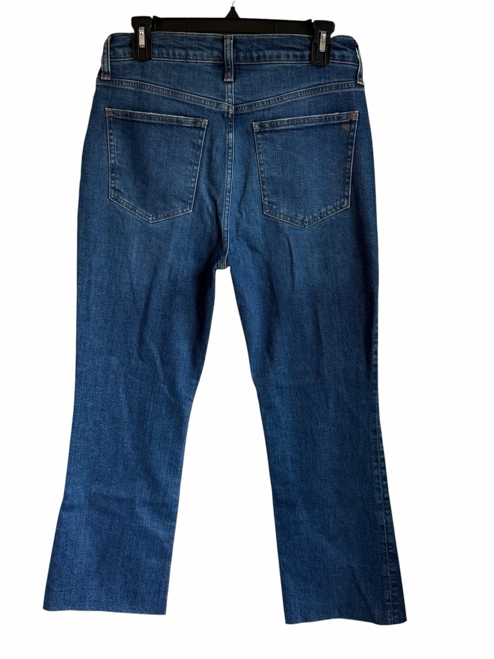 NEW Madewell Mid Rise Kick Out Frayed Hem Jeans Size 29 - Picture 3 of 6